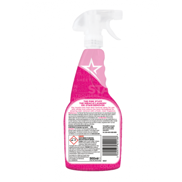 Спрей пятновыводителя The Pink Stuff Laundry Oxi 500 мл.
