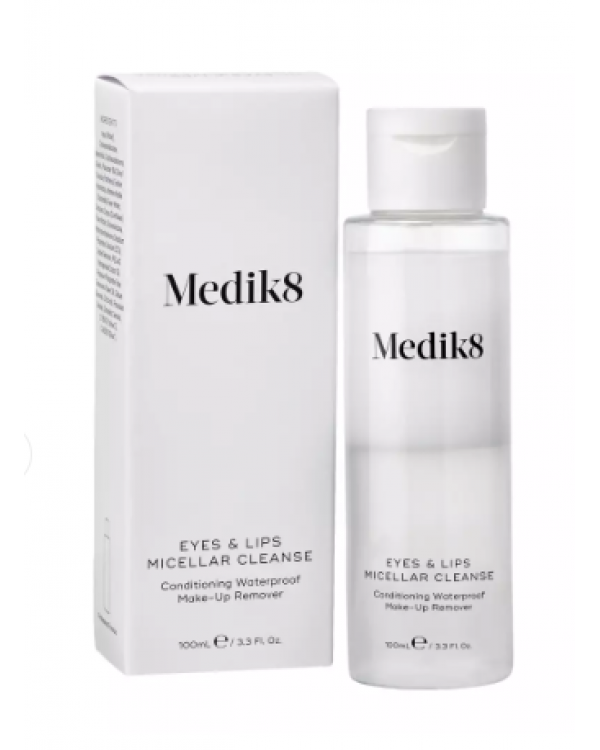 Medik8 - Eyes & Lips Micellar Cleanse - Трифазний міцелярний засіб для зняття макіяжу - 100ml