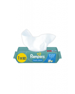 Дитячі серветки Pampers Fresh Clean 52 шт