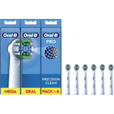 Сменные насадки ORAL-B Precision Clean EB20RX, 6 шт