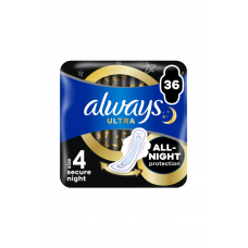 Гигиенические прокладки Always Ultra Secure Night 36 шт 