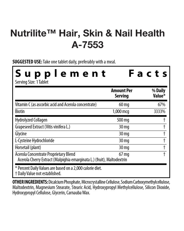 Nutrilite Hair, Skin & Nail Health