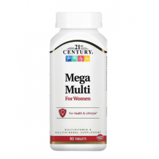 21st Century, Mega Multi, для женщин, 90 таблеток