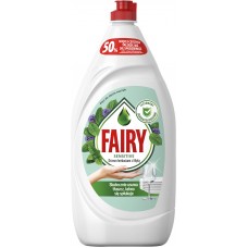 Средство для мытья посуды FAIRY Sensitive Чайное дерево и мята, 1.35 л