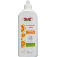 Friendly Organic – Органічний засіб для миття посуду з апельсиновою олією, 500 мл