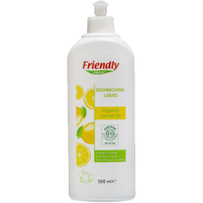 Friendly Organic – Органічний засіб для миття посуду з лимонним соком, 500 мл