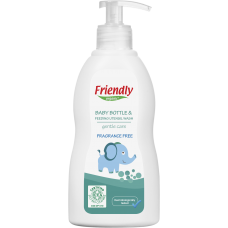 Friendly Organic – Органічний засіб для миття дитячої пляшечки, посуду і пустушок без запаху, 300 мл
