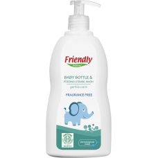 Friendly Organic – Органічний засіб для миття дитячої пляшечки, посуду і пустушок без запаху, 500 мл