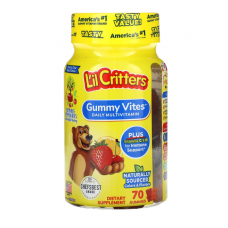L'il Critters, Gummy Vites, комплекс жевательных мультивитаминов, 70 мармеладок.