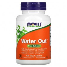 NOW Foods, Water Out, водный баланс, 100 вегетарианских капсул