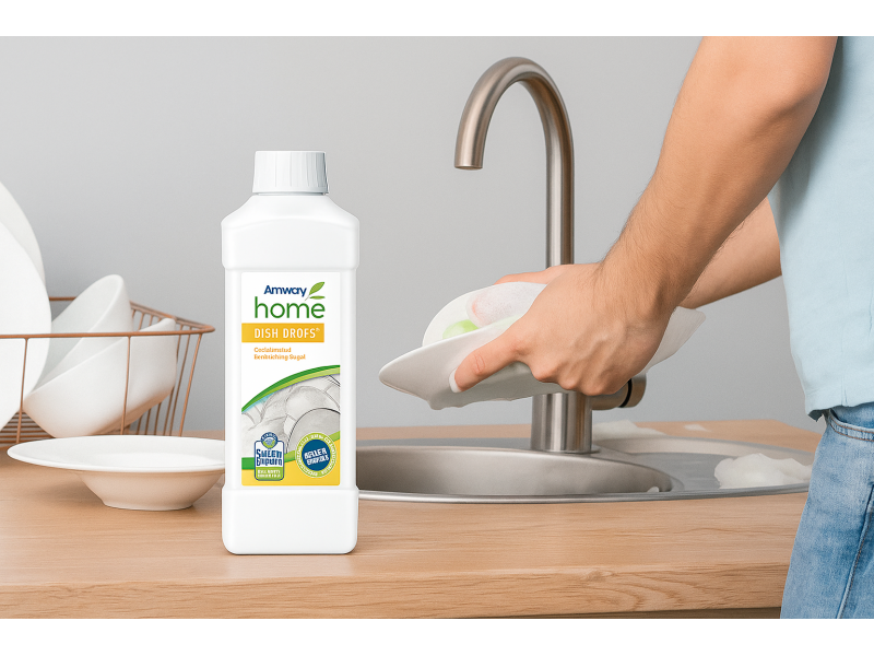 Amway Dish Drops: три продукти, що забезпечують ідеальну чистоту посуду