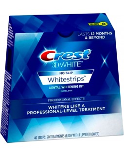 CREST 3D WHITE PROFESSIONAL EFFECTS WHITESTRIPS Відбілювальні смужки для зубів (20 Шт.)