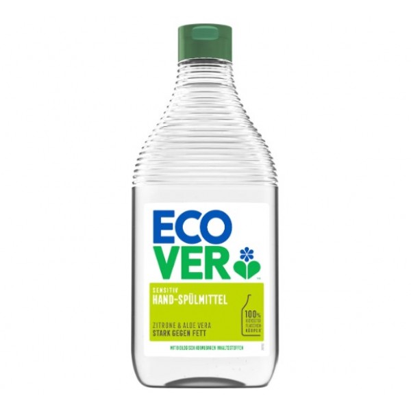 Органическое средство для мытья посуды Лимон и Алоэ вера ECO VER 450 мл