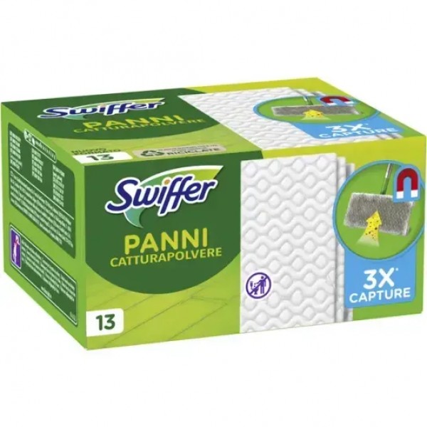 Сменные сухие салфетки для швабры Swiffer Dry 13 шт