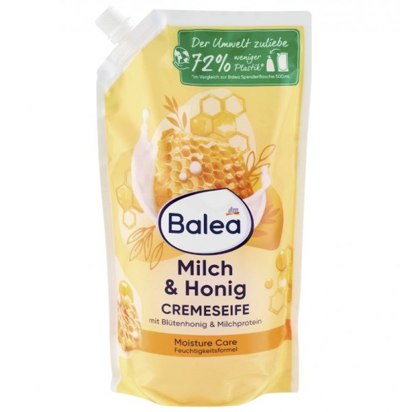 Мыло жидкое крем-мыло Молоко и мёд Denkmit 850 мл