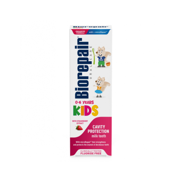 Детская зубная паста "Веселый мышонок" Biorepair Kids Topo Gigio Cartoon 50 мл