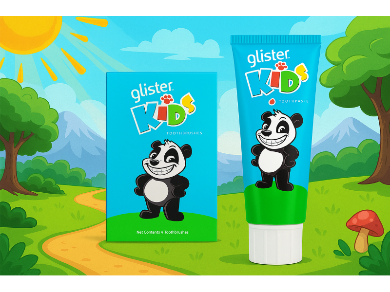 Glister Kids – правильний вибір зубної пасти та щітки для дітей