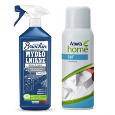 Набір для виведення плям Amway Home SA8 спрей 400 мл + лляне мило Briochin 750 мл