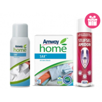 Набір для прання Amway Home SA8 відбілювач 1 кг + спрей для виведення плям 400 мл + спрей для прасування Riem Amidon Forte 400 мл