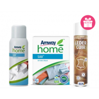 Набір для прання Amway Home SA8 відбілювач 1 кг + спрей для виведення плям 400 мл + спрей для шкіри Riem 300 мл