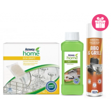 Набір для кухні Amway Dish Drops таблетки 60 шт + Amway Home L.O.C. мийний засіб 500 мл + спрей для грилю Riem 400 мл В ПОДАРУНОК