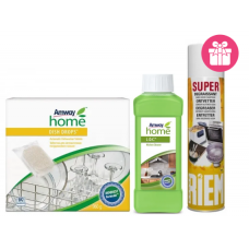 Набір для кухні Amway Dish Drops таблетки 60 шт + Amway Home L.O.C. мийний засіб 500 мл + супер знежирювач Riem 400 мл В ПОДАРУНОК