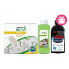 Набір для кухні Amway Dish Drops таблетки 60 шт + Amway Home L.O.C. мийний засіб 500 мл + захисна паста Starwax 250 мл В ПОДАРУНОК