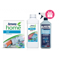 Набір для прання Amway Home SA8 Color рідкий засіб 1 л + Amway Home SA8 відбілювач 1 кг + універсальний спрей Briochin 750 мл