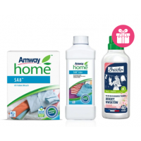 Набір для прання Amway Home SA8 Color рідкий засіб 1 л + Amway Home SA8 відбілювач 1 кг + пом’якшувач для тканин Briochin "Свіжі квіти" 750 мл В ПОДАРУНОК