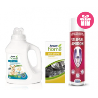 Набір для прання Amway Home SA8 Baby рідкий засіб 1 л + Amway Dish Drops Scrub Buds губки 4 шт + спрей для прасування Riem Amidon Forte 400 мл  В ПОДАРУНОК