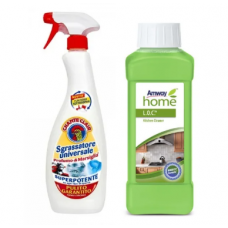 Набір для прибирання Chante Clair Sgrassatore Universale очищувач 600 мл + Amway Home L.O.C. кухонний засіб 500 мл