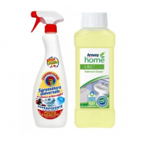 Набір для прибирання Chante Clair Sgrassatore Universale очищувач 600 мл + Amway Home L.O.C. засіб для ванної кімнати 500 мл