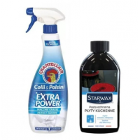 Плямовивідник універсальний Chante Clair Extra Power Colli & Polsini 500 мл + паста захисна для кухонних плит Starwax 250 мл