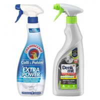 Плямовивідник універсальний Chante Clair Extra Power Colli & Polsini 500 мл + засіб для кухні Denkmit Антижир 750 мл