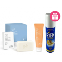 Мило мультифункціональне Amway g&h GOODNESS & HEALTH 6×150 г + крем для рук живильний Amway g&h GOODNESS & HEALTH 75 мл + дезодорант для взуття Riem 100 мл