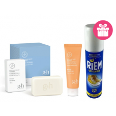 Мило мультифункціональне Amway g&h GOODNESS & HEALTH 6×150 г + крем для рук живильний Amway g&h GOODNESS & HEALTH 75 мл + дезодорант для взуття Riem 100 мл