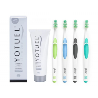 Зубна паста Yotuel All in One Snowmint Whitening 75 мл + зубна щітка Amway Glister Soft 4 шт