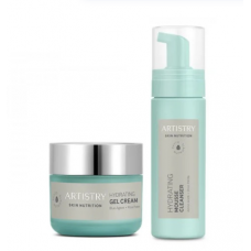 Набір для догляду за обличчям Amway Artistry Skin Nutrition гель-крем 50 мл + мус для вмивання 145 мл