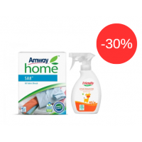 Комплект для виведення плям та відбілювання білизни Amway Home SA8 + Friendly Organic