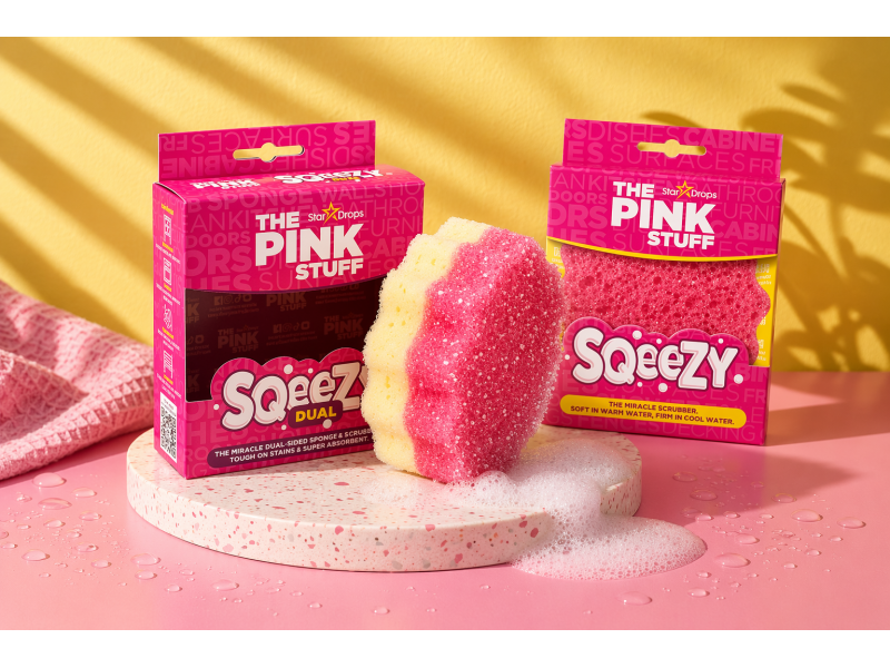 Кращі губки для кухні та ванни: огляд The Pink Stuff Sqeezy та Miracle Scrubber
