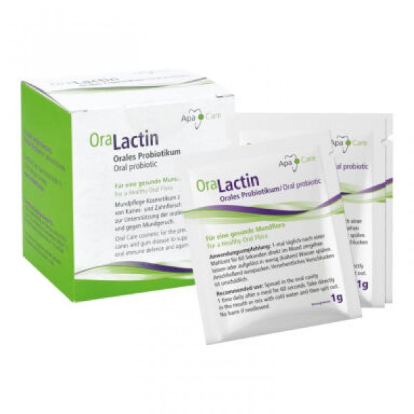 APACARE OraLactin – Пероральний пробіотик для здоров’я ротової порожнини (30 пакетиків)