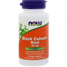 Растительные капсулы  Black Cohosh Root NOW Foods 90 капсул