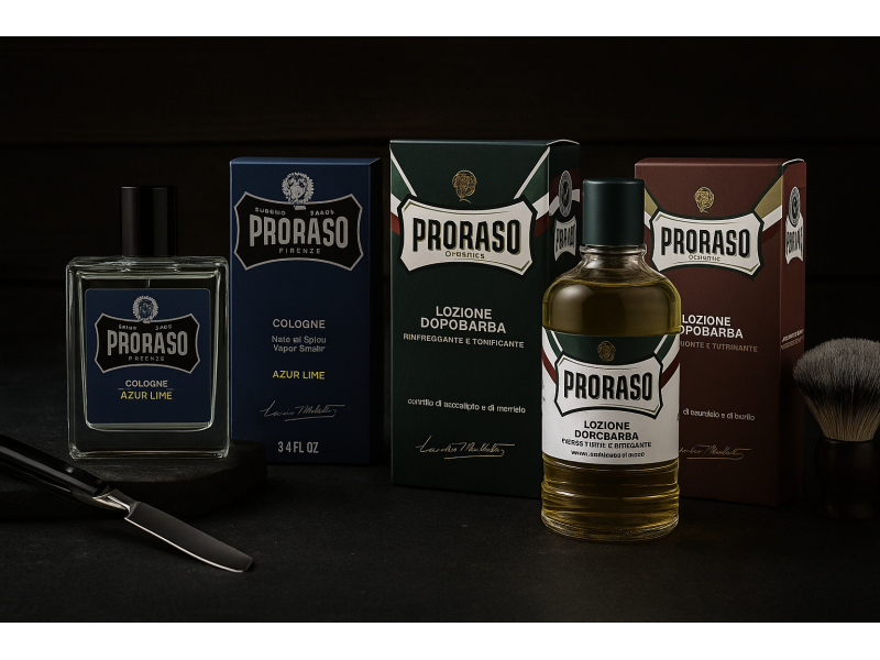 Proraso: лосьйони після гоління і одеколон — повний догляд для чоловіків