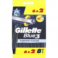 Одноразові бритви GILLETTE Blue 3 Comfort Slalom 8 шт