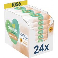 Вологі серветки Pampers Harmonie Protect&Care 24×44 шт