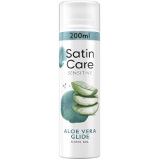 Гель для бритья алоэ вера Gillette Satin Care Sensitive 200 мл