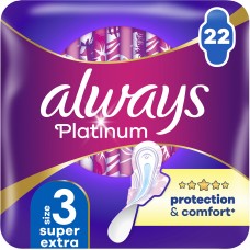 Гігієнічні прокладки Always Platinum Day&Night 22 шт