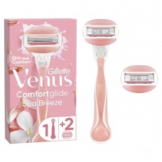 Станок для бритья женский с 2 сменными картриджами Venus Comfortglide Spa Breeze 