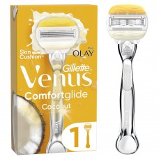 Станок для бритья женский с кокосом с 1 сменным картриджем Venus ComfortGlide Olay 