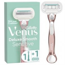 Станок для бритья женский с 1 сменным картриджем Venus Extra Smooth Sensitive RoseGold 
